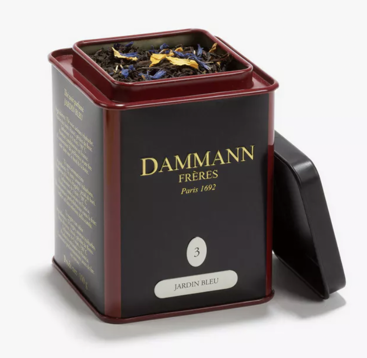 Jardin Bleu, Tin 3.52oz. - Dammann Freres | Arrowine & Cheese