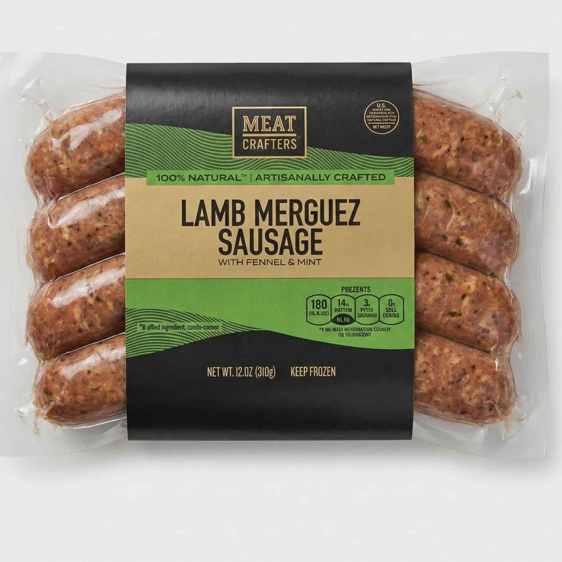 Lamb Merguez w/ Fennel & Mint - Meat Crafters - Arrowine & Cheese