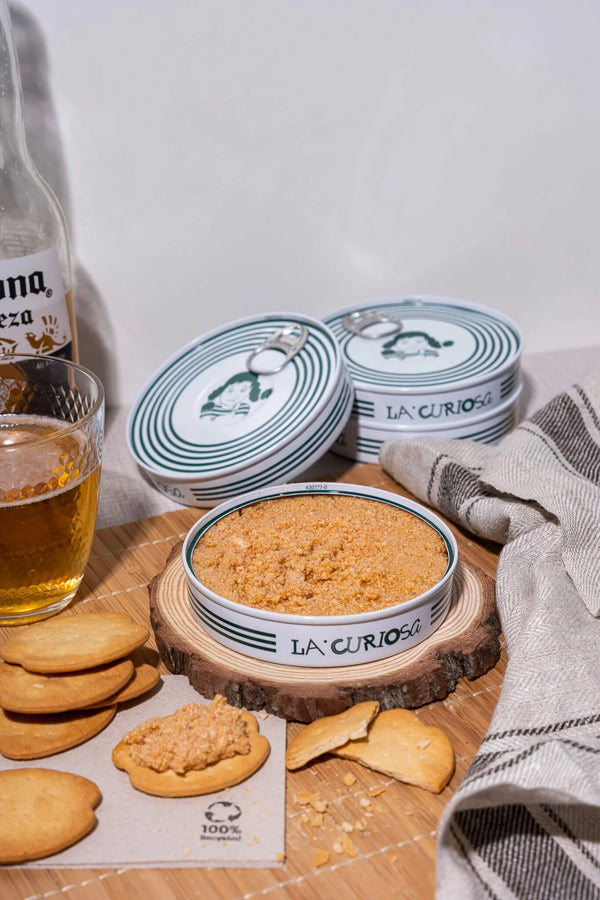 Hake Roe Paté. Tin. - La Curiosa Tin Fish | Arrowine & Cheese